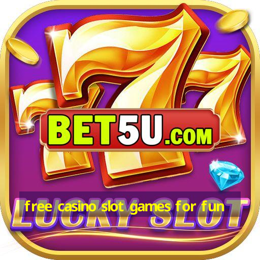 free casino slot games for fun